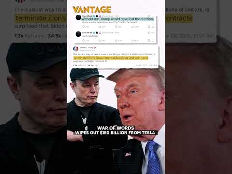 Trump vs Musk: Tesla Takes $150 Billion Hit | Vantage with Palki Sharma | N18G